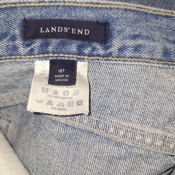 Lands' End Light Blue Denim Jeans - Picture 5 of 5
